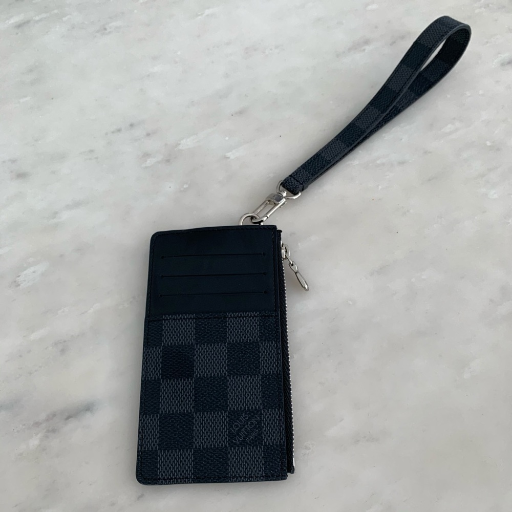 LV Coin Card Holder with LV strap